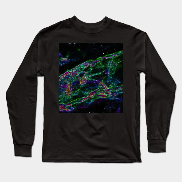 Black Panther Art - Glowing Edges 415 Long Sleeve T-Shirt by The Black Panther